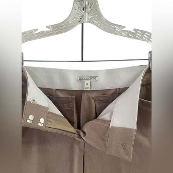 Dana Bachman tan straight leg dress pants - Picture 3 of 6